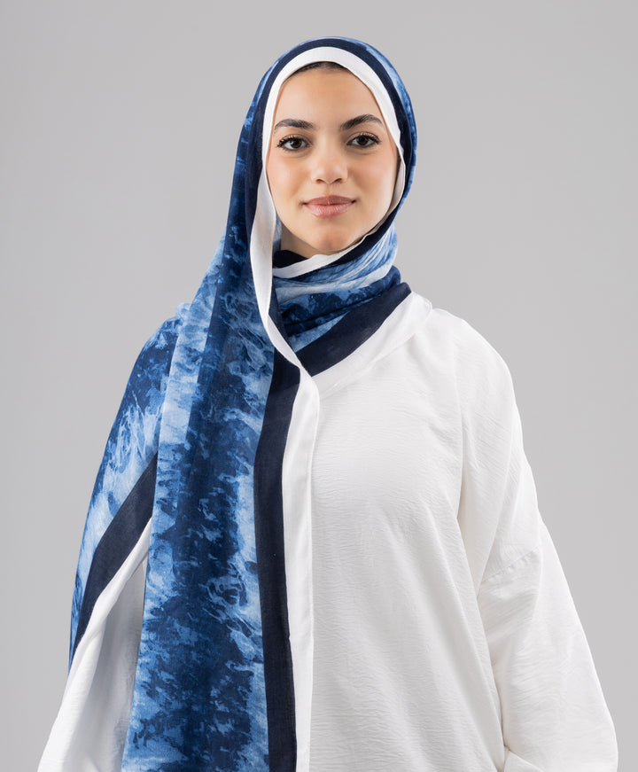 Azure Clouds Modal Scarf