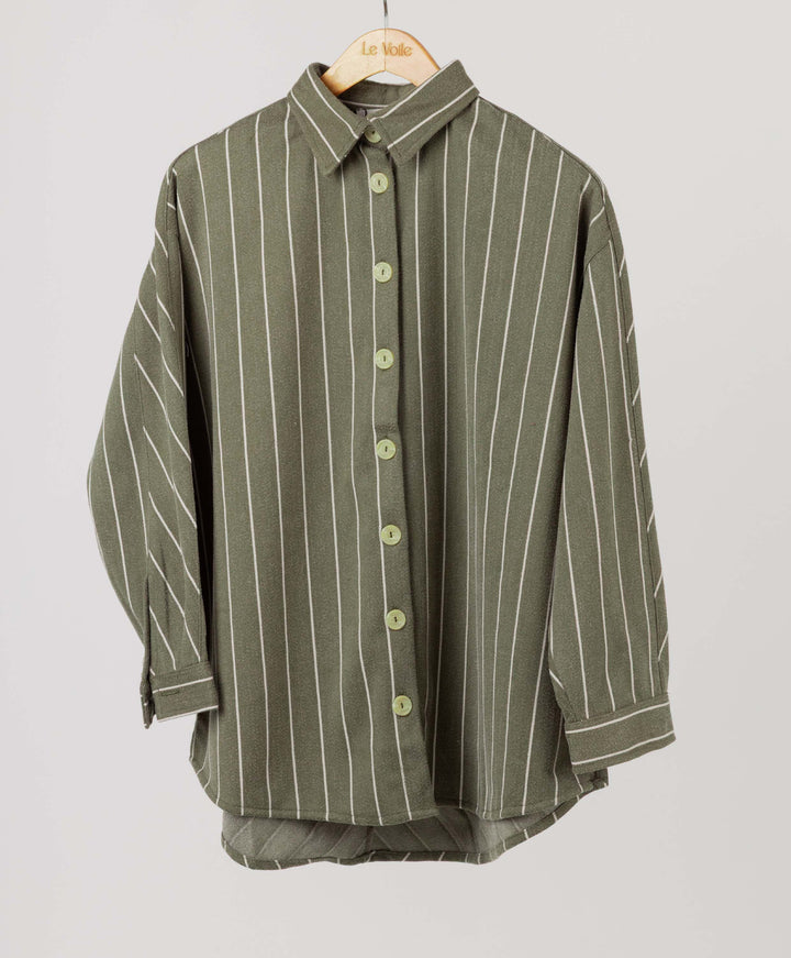 Stripe Wool Shirt