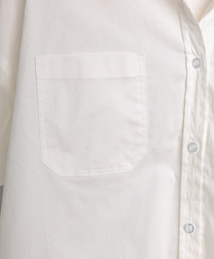Basic Short Poplin Shirt