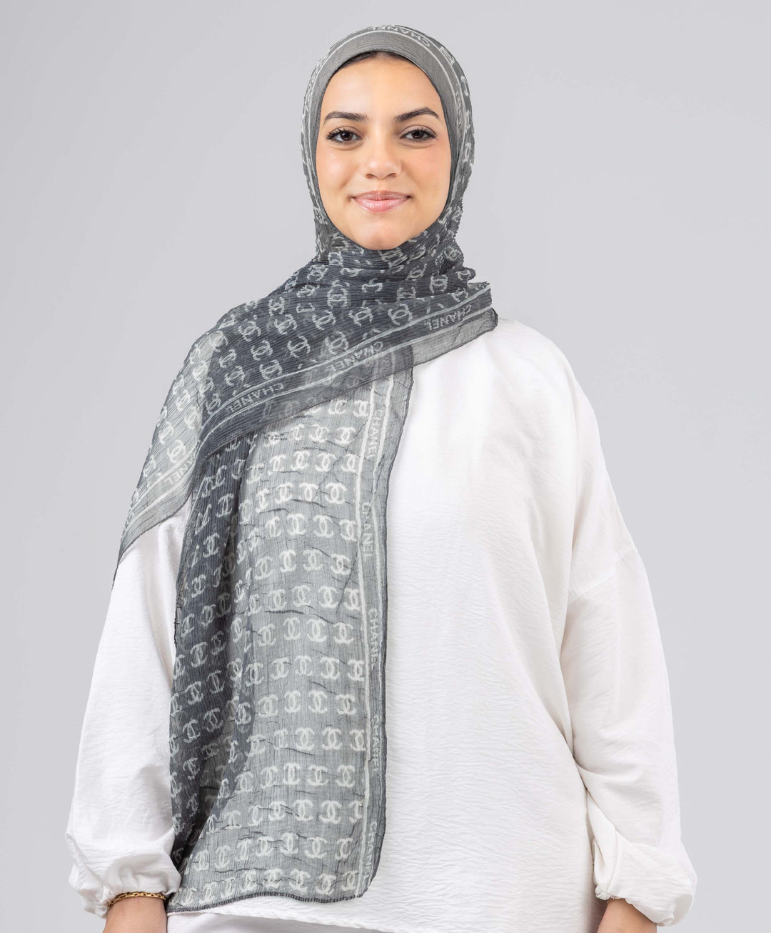 Chain Luxury Crushed Scarf