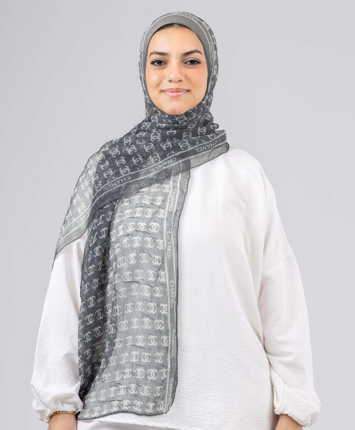 Chain Luxury Crushed Scarf