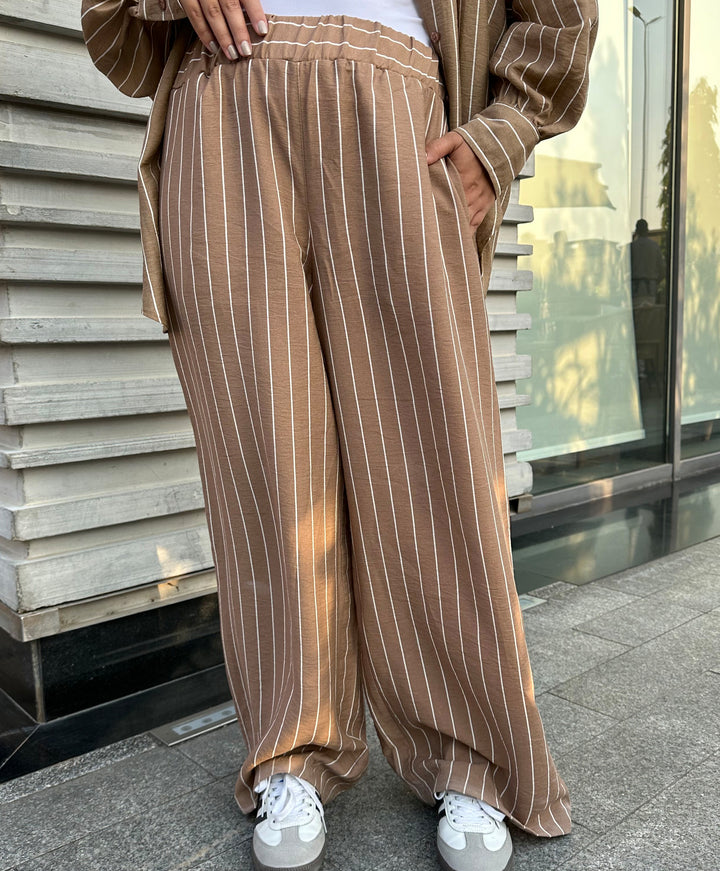 Stripped Linen Pants