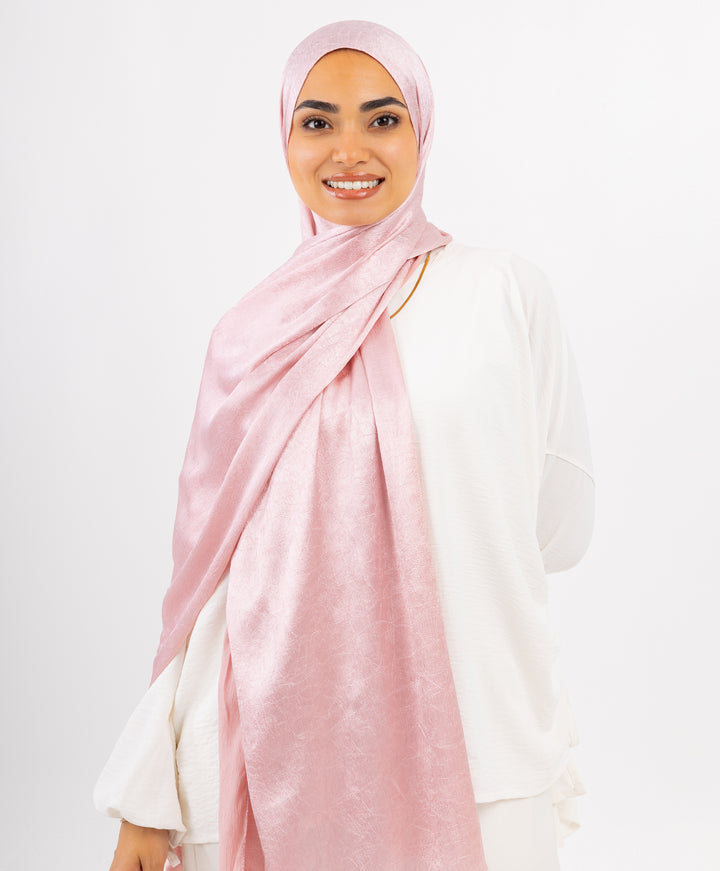 Crushed Satin Scarf