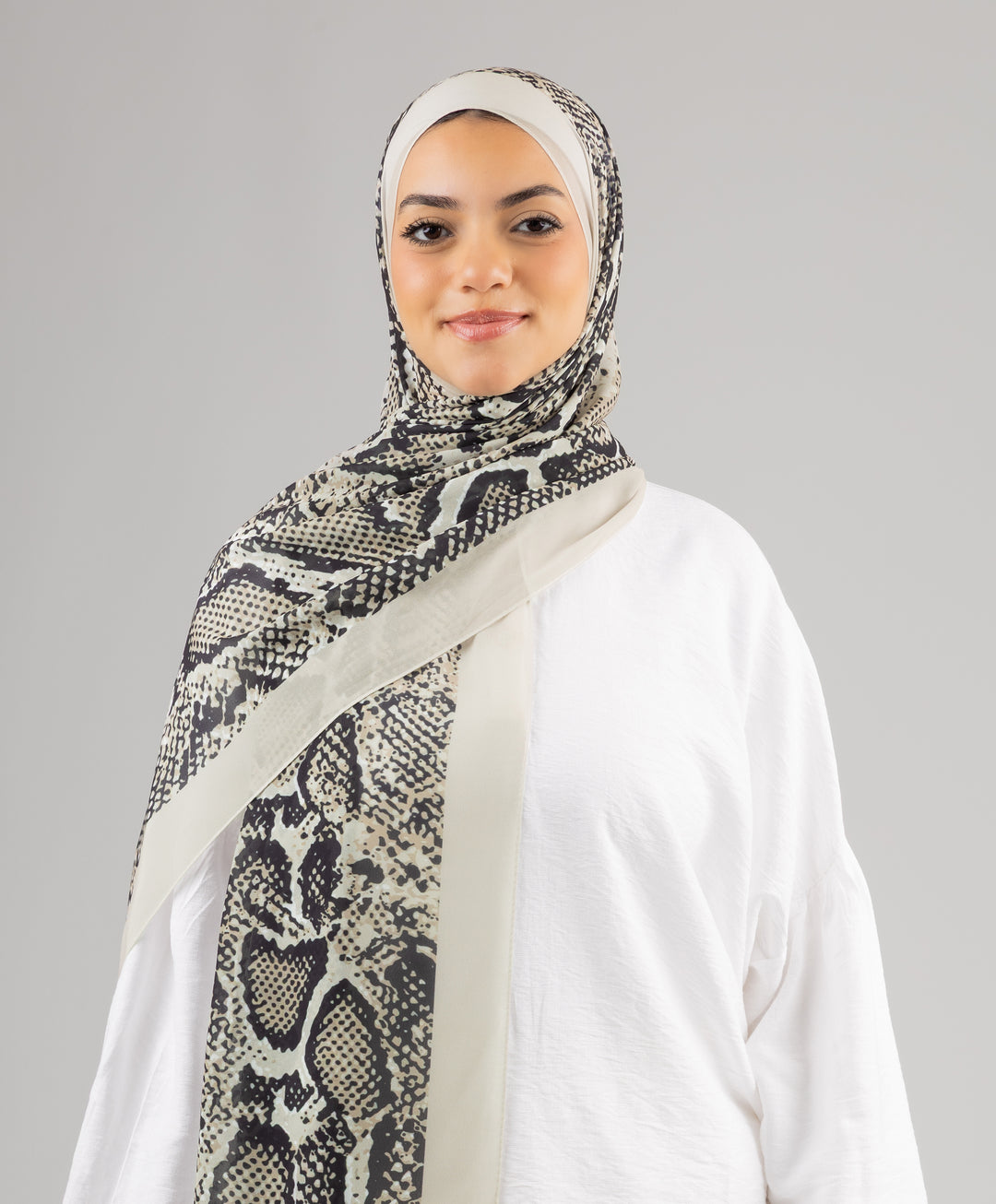 Scale Chiffon Scarf