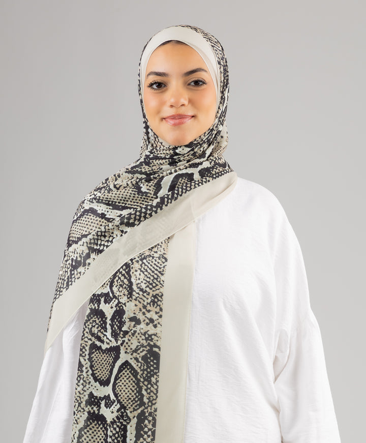 Scale Chiffon Scarf