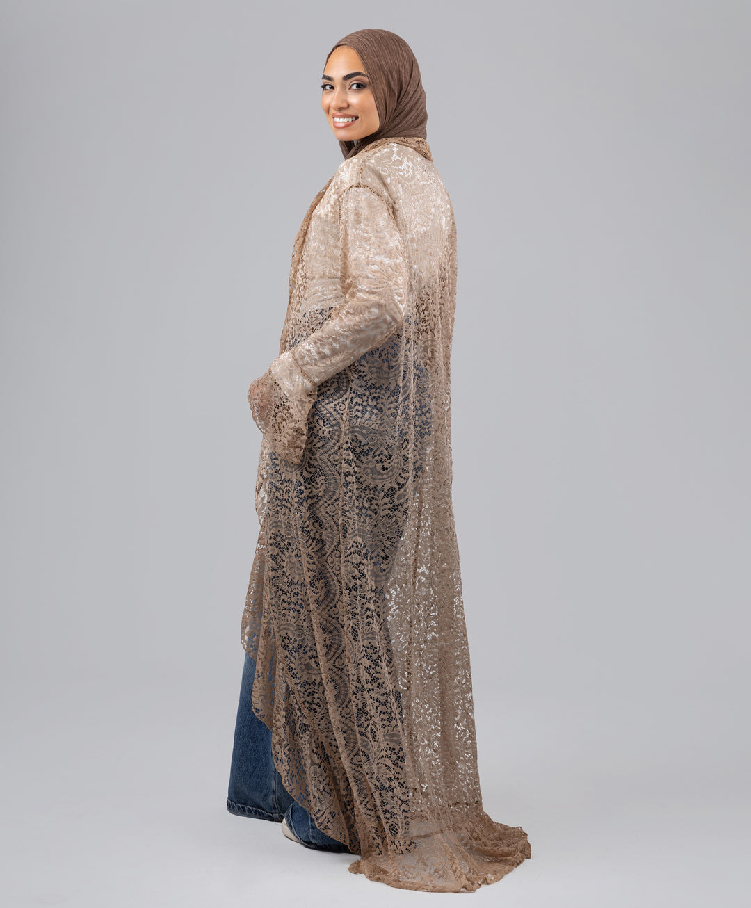 Ruffle Lace Kimono