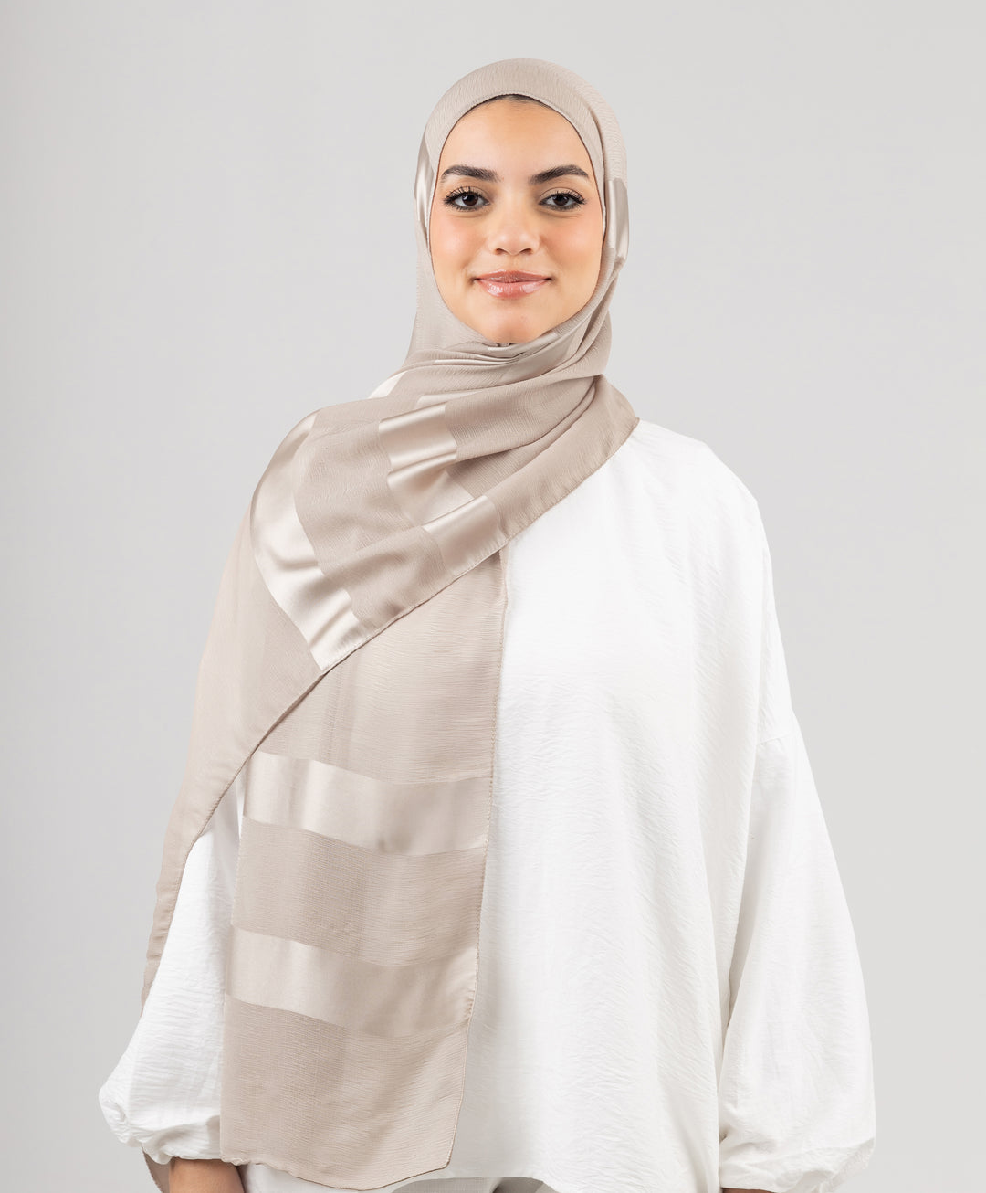 Sparkle Satin Chiffon Scarf