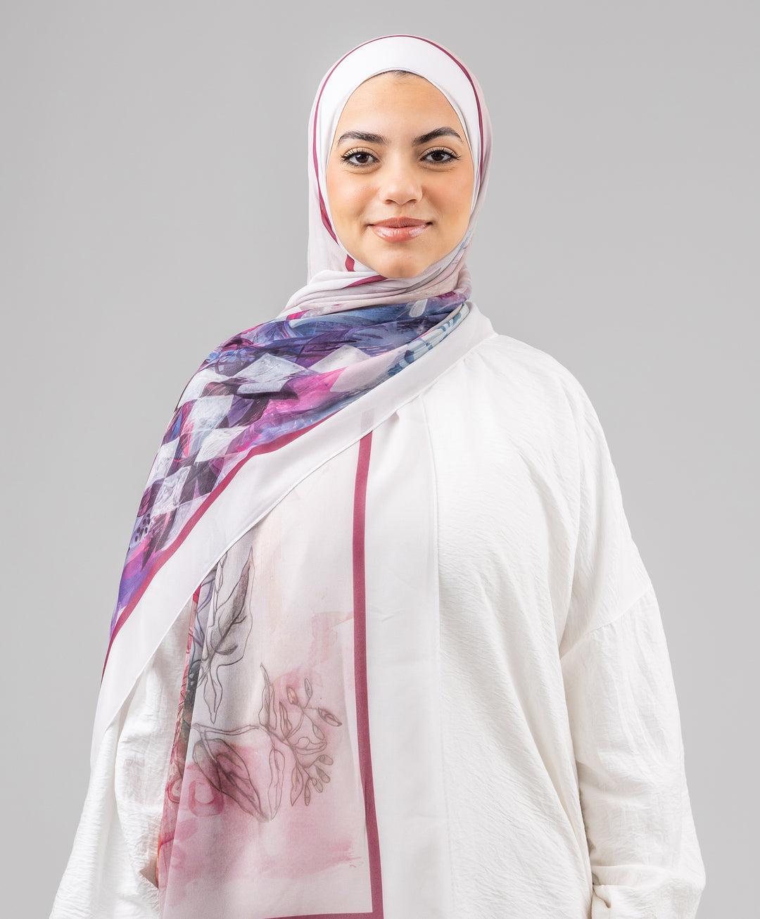 Diamond Chiffon Scarf