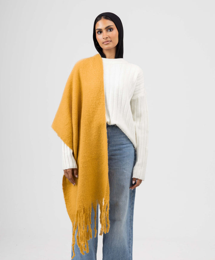 Essential Shawl-Honey Yellow