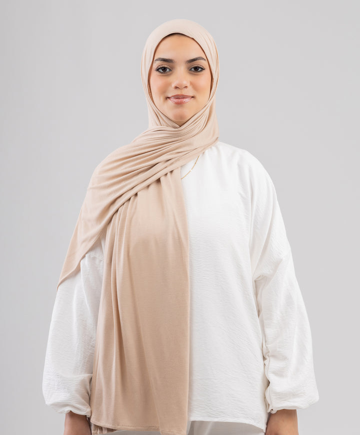 Plain Cotton Lycra Scarf