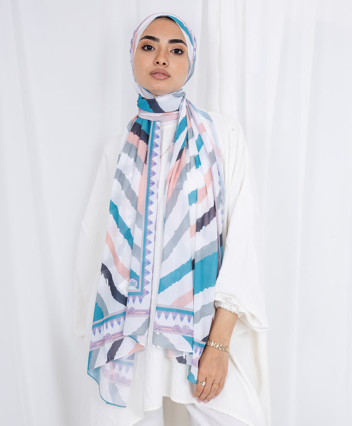 Lined Chiffon Scarf