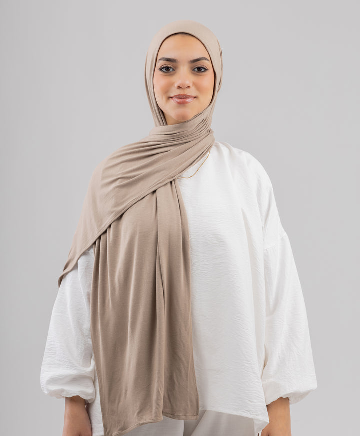 Plain Cotton Lycra Scarf