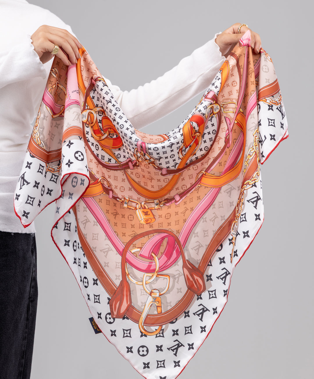 Luxury Silk Square Scarf