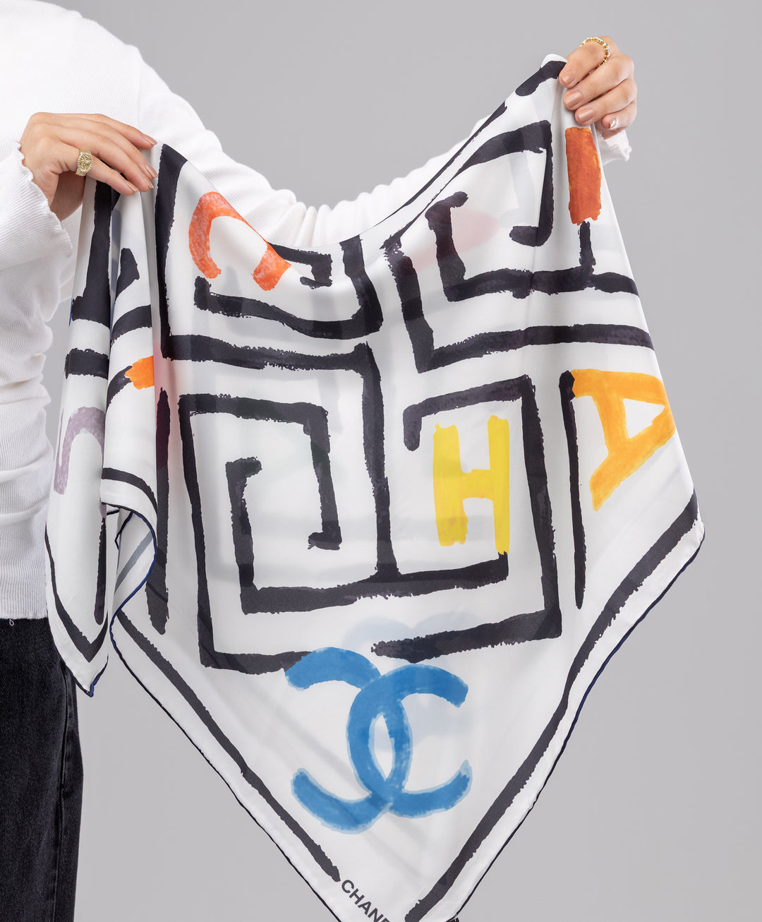Luxury Silk Square Scarf