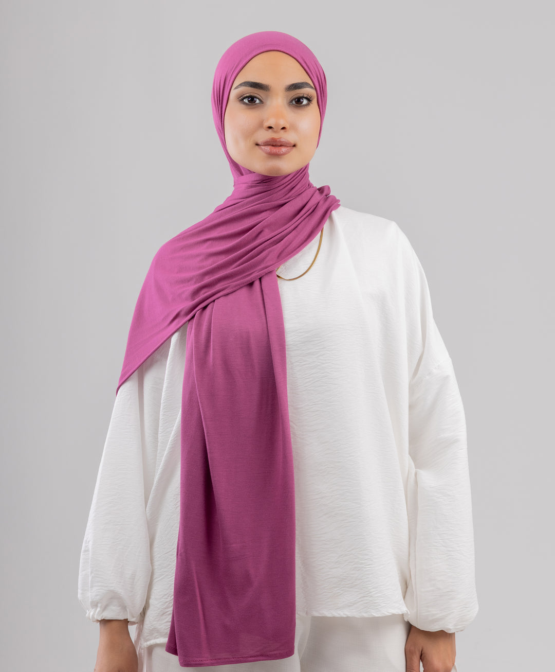 Plain Cotton Lycra Scarf