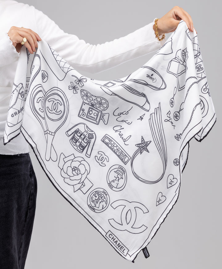 Luxury Silk Square Scarf
