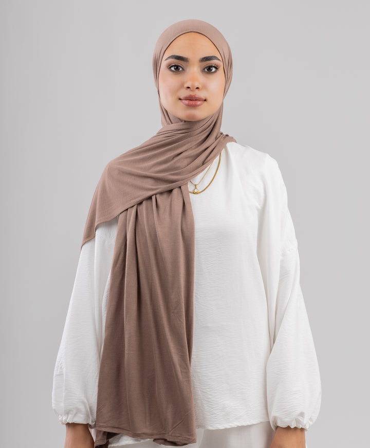 Plain Cotton Lycra Scarf