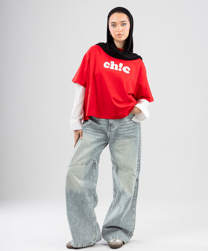 Relaxed Fit Denim Pants