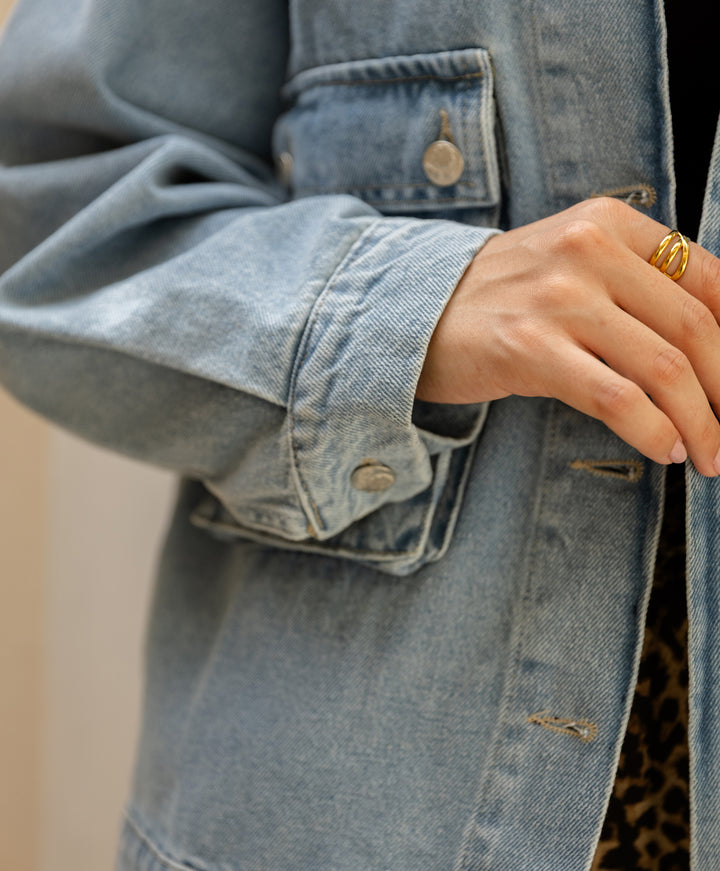Basic Pockets Denim Shirt
