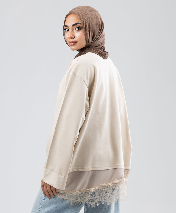 Lace Trim Shirt