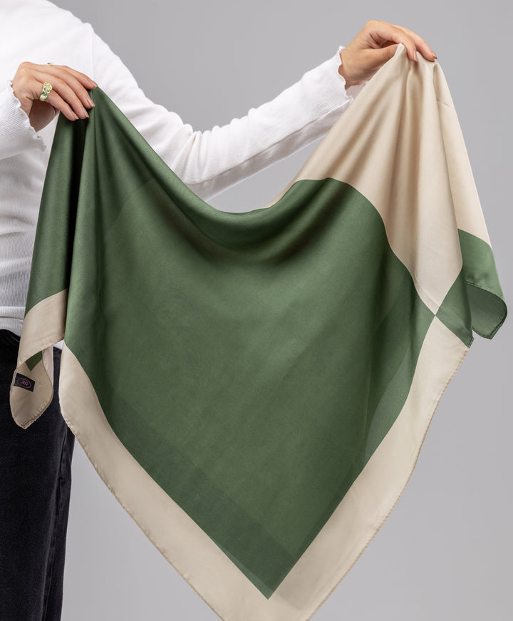 Printed Silk Square Scarf