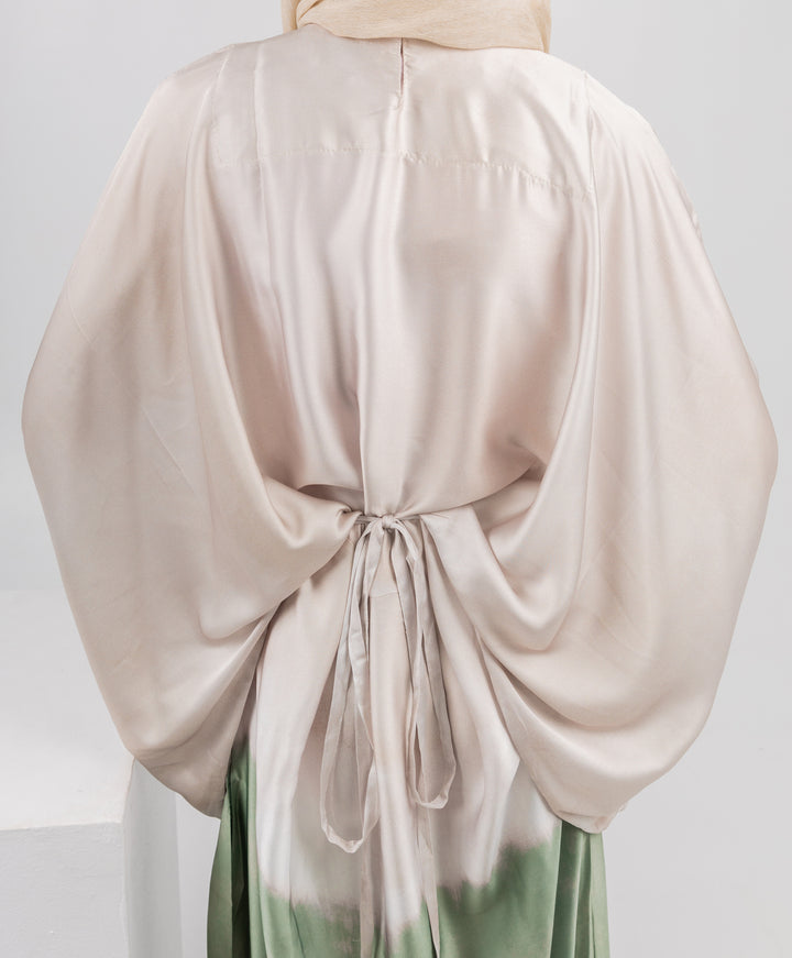 Gradient Satin Dress