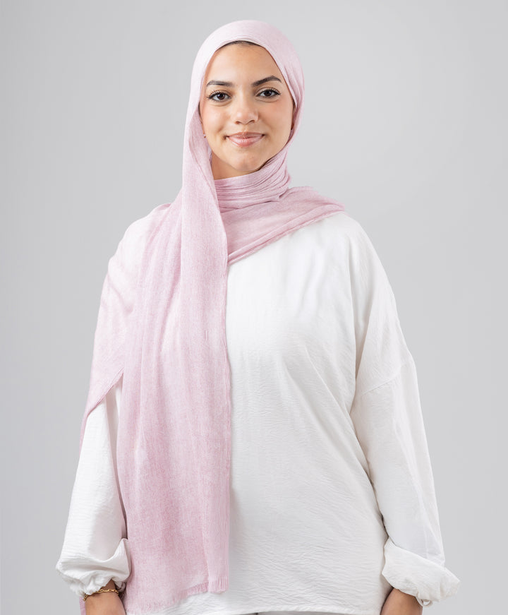 Elegance Crinkled Cotton Scarf