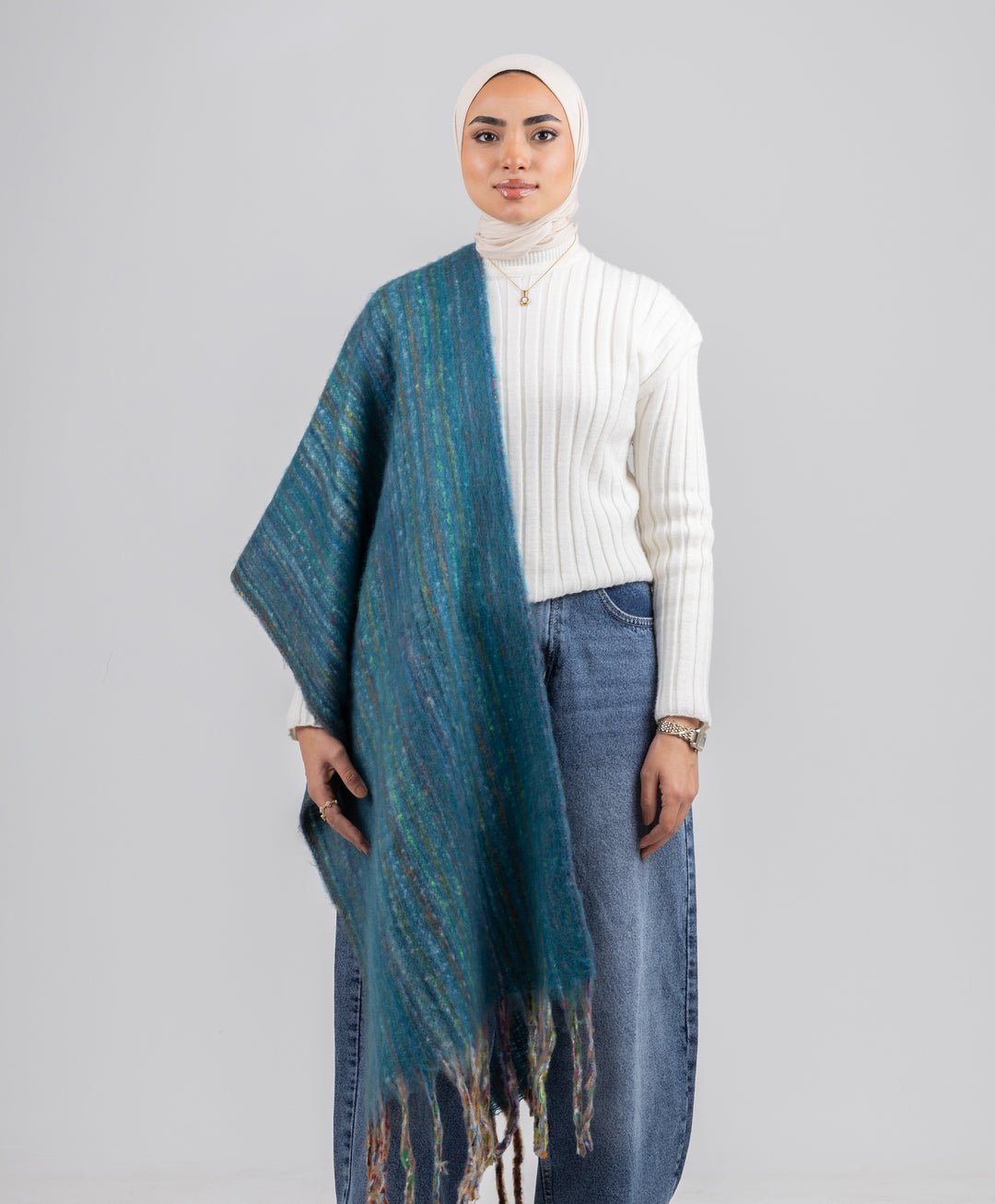 Boho Winter Shawl