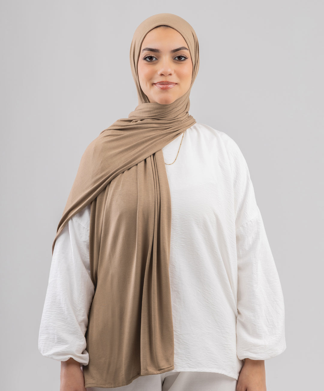 Plain Cotton Lycra Scarf