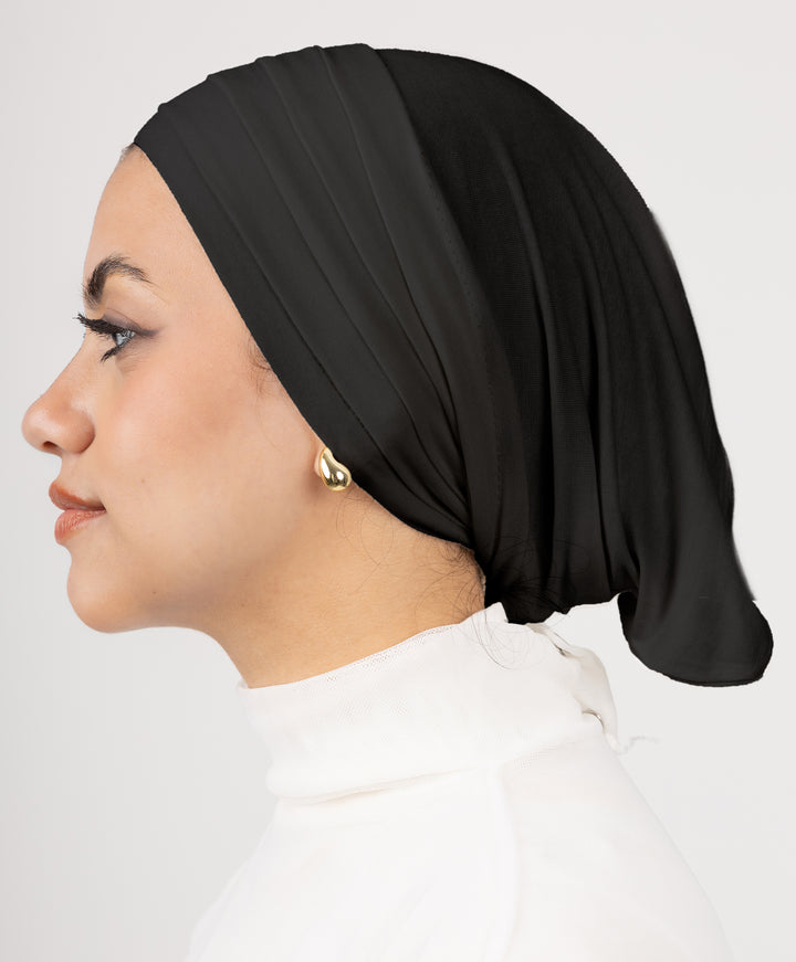 Pleated Cotton Lycra Underscarf