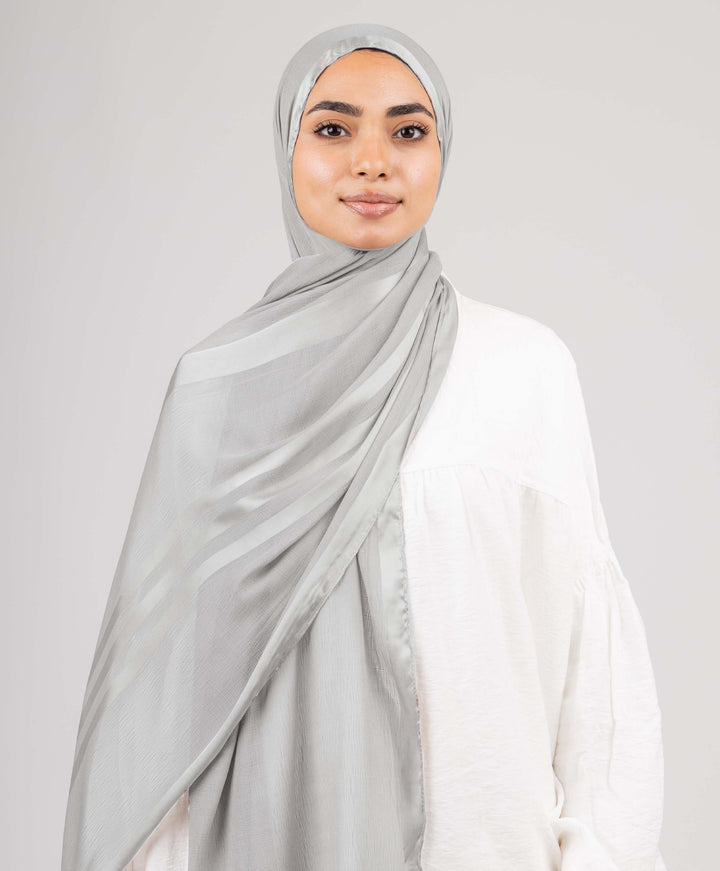 Glowy Crinkle Satin Scarf