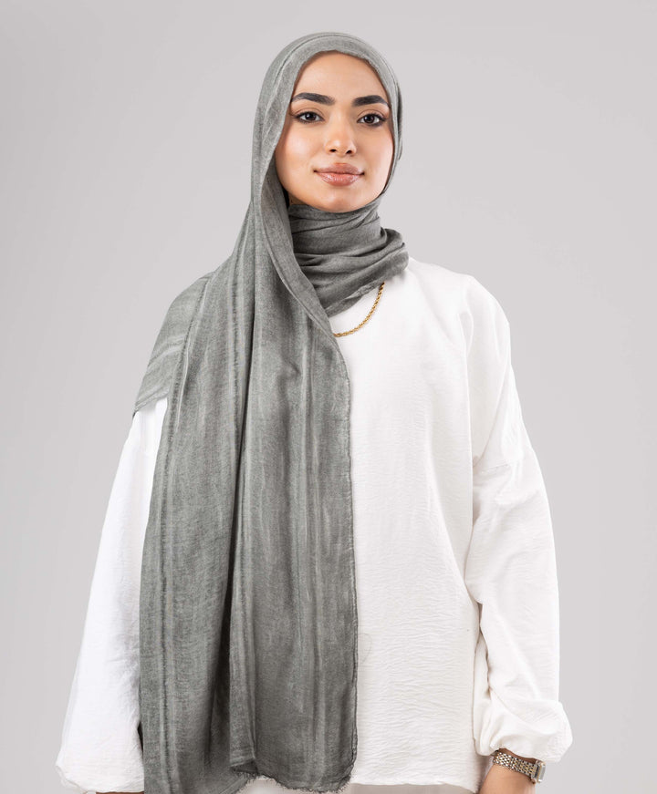 Hazy Linen Marble Scarf