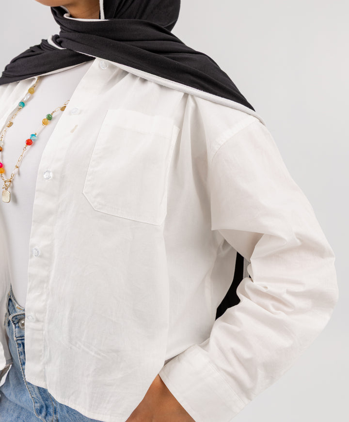 Basic Short Poplin Shirt