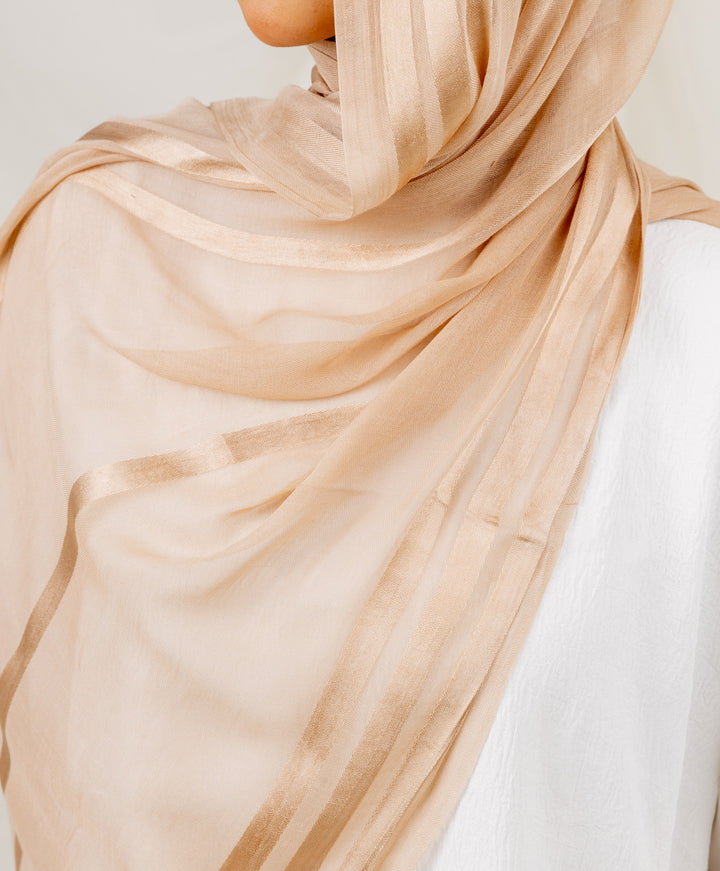 Lined Linen Scarf