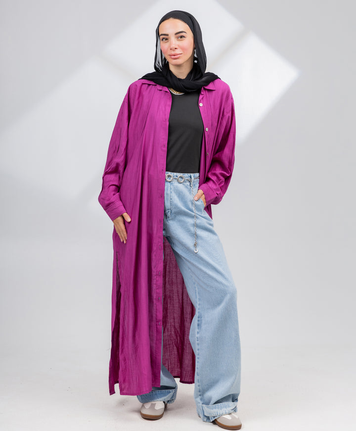 Berry Maxi Shirt