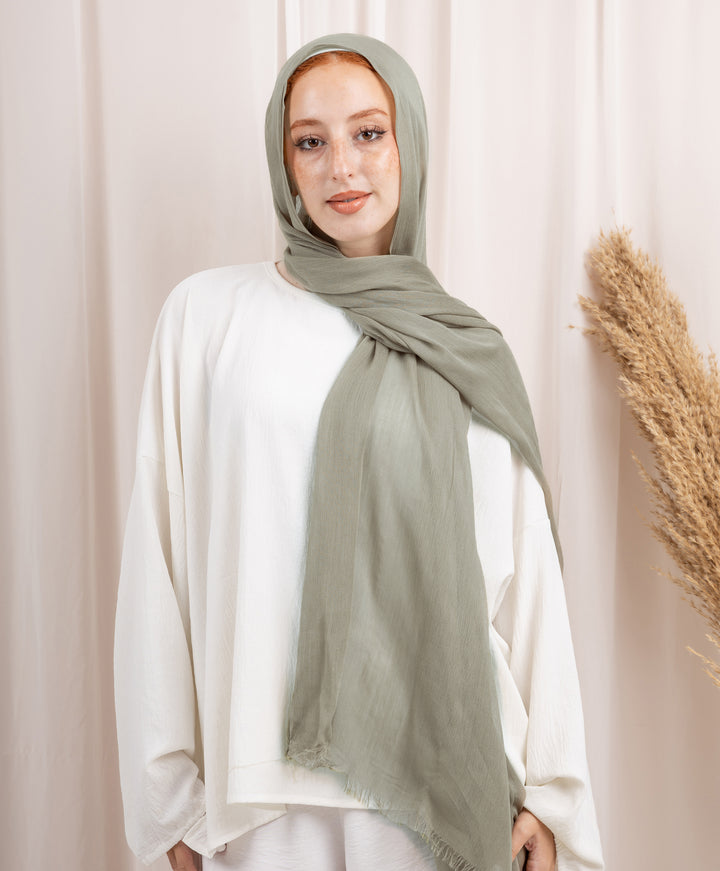 Cotton Crinkle Scarf