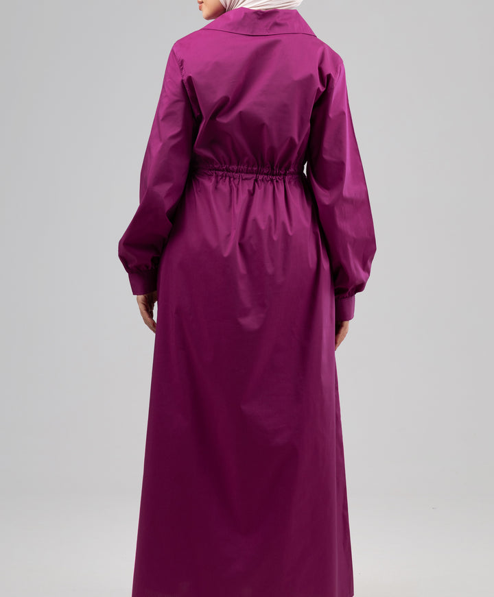 Corded Poplin Dress