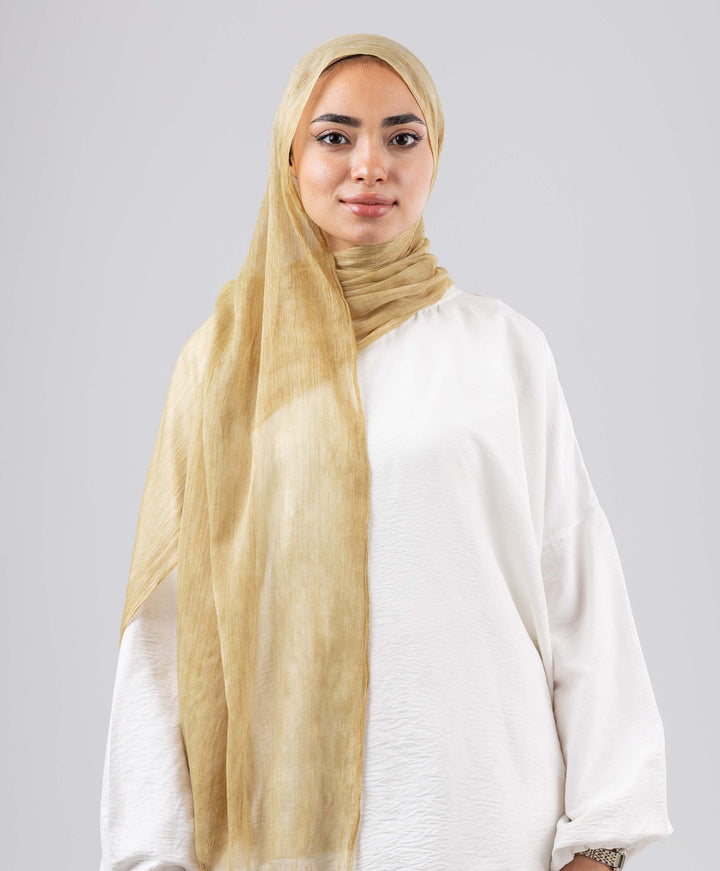 Rumpled Cotton Scarf