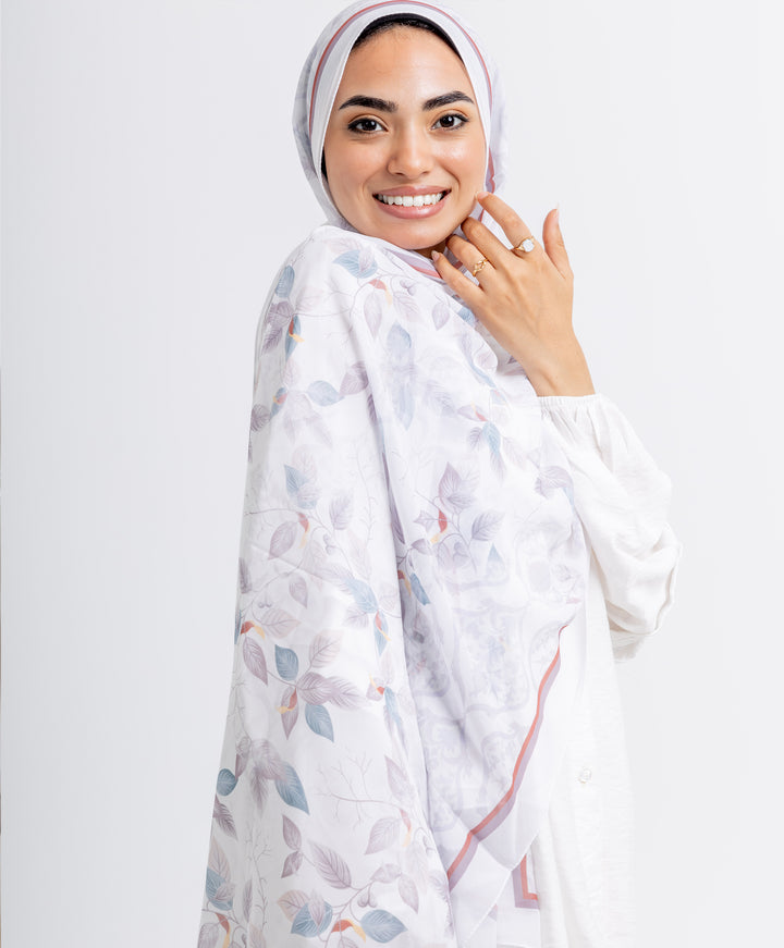 Floret Chiffon Scarf