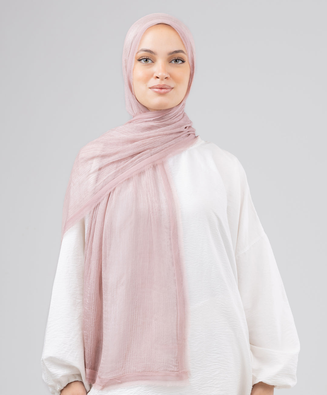 Silk Linen Line Scarf