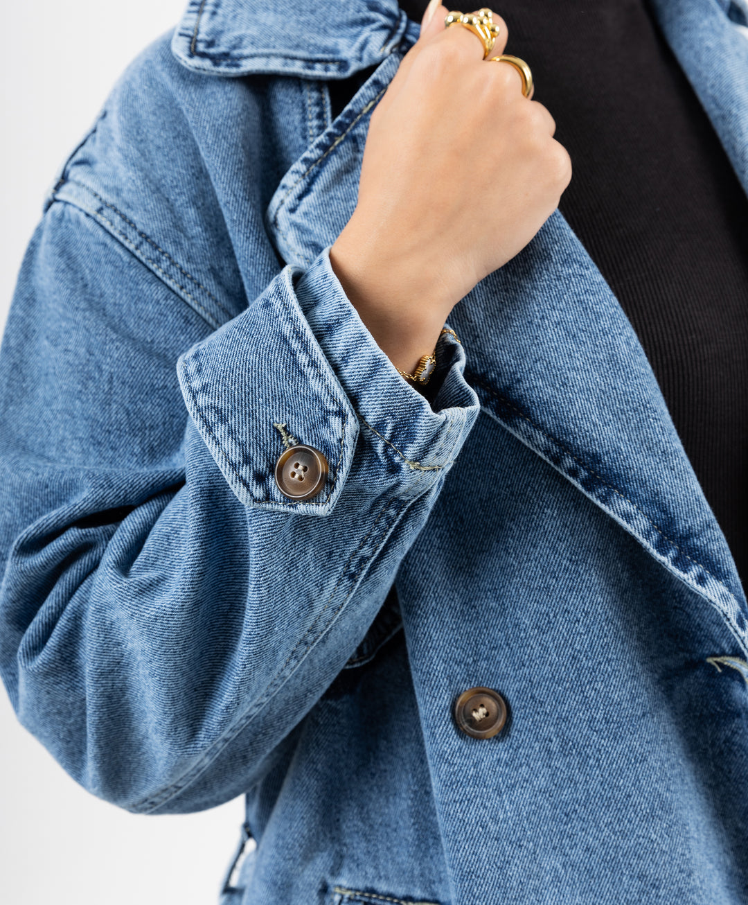 Denim Trench Coat