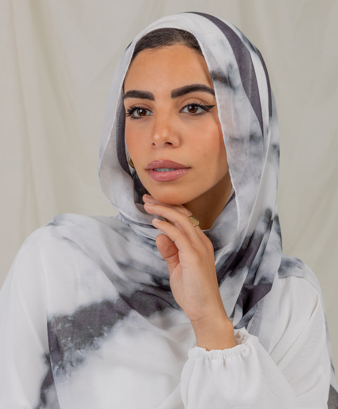 Marble Cotton Scarf