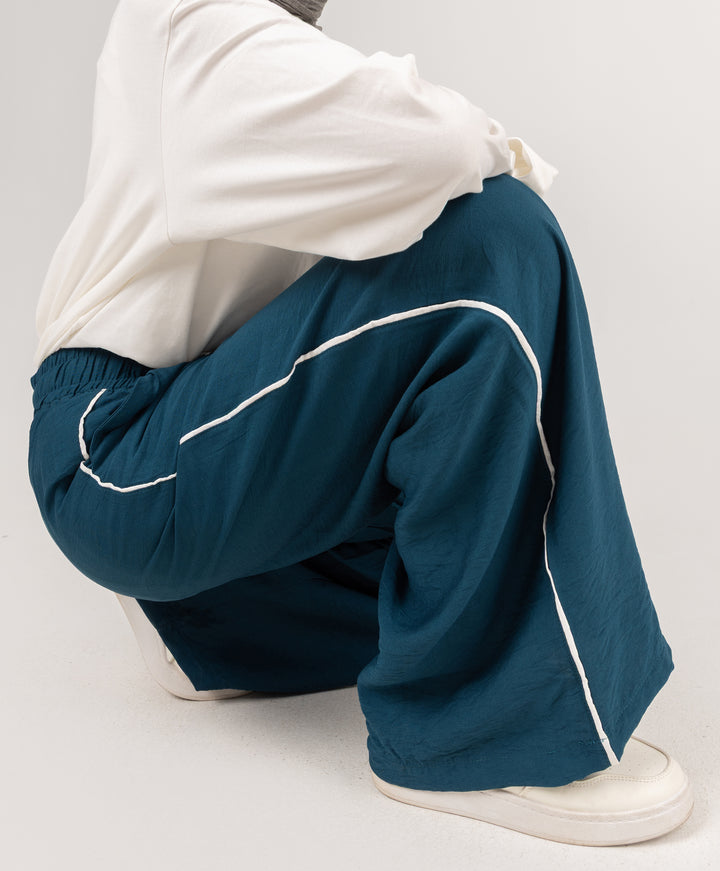 Piping Linen Pants