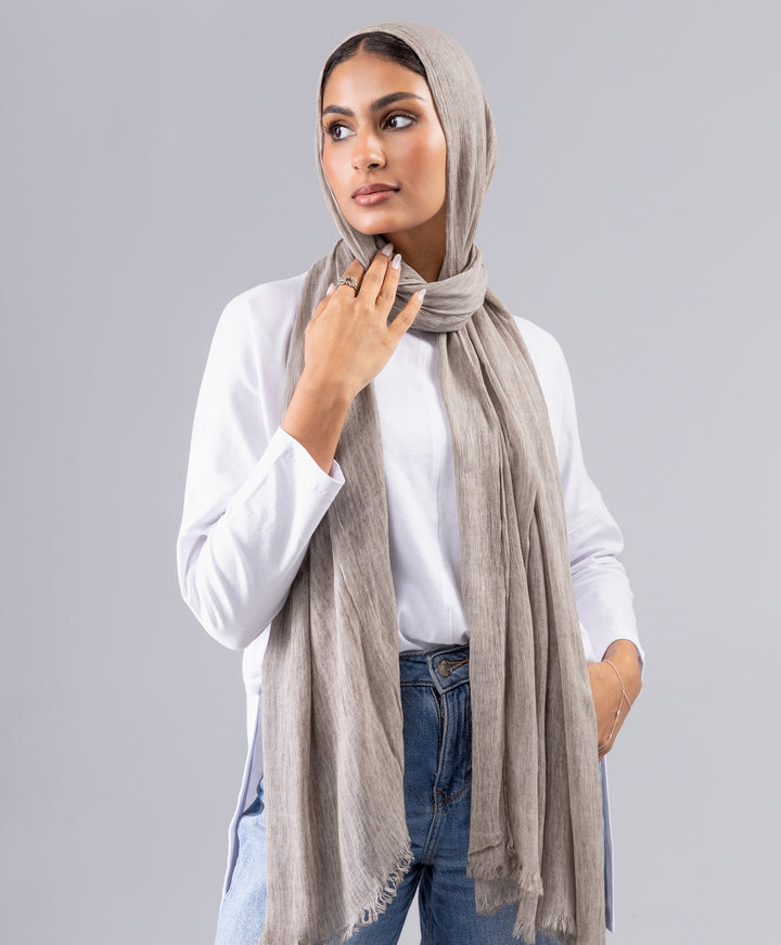 Marble Linen Scarf