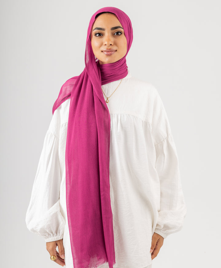 Cotton Crinkle Scarf