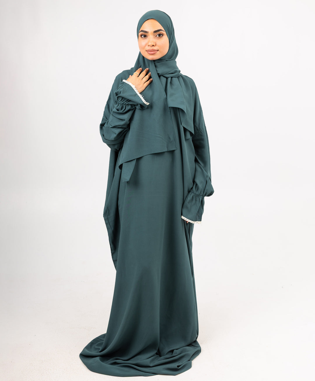 Plain Viscose Flounce Sleeves Isdal