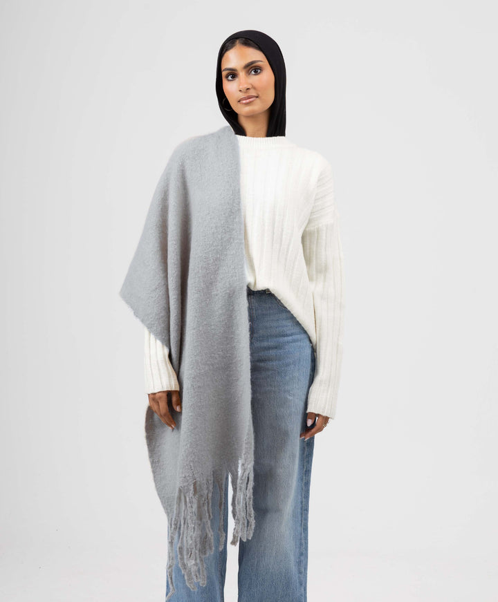 Essential Shawl-Grey