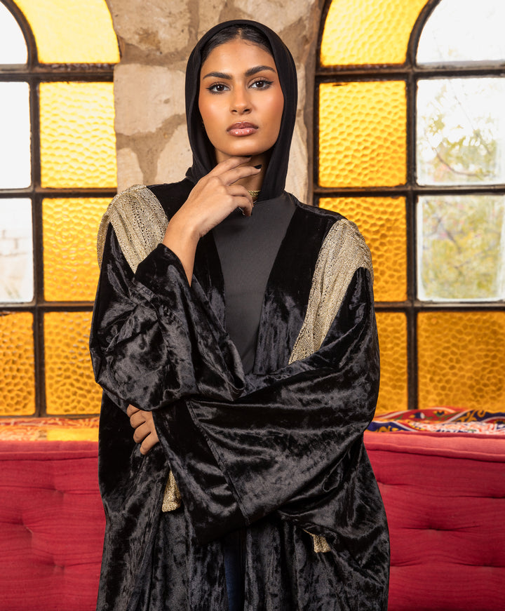 Golden Velvet Kaftan