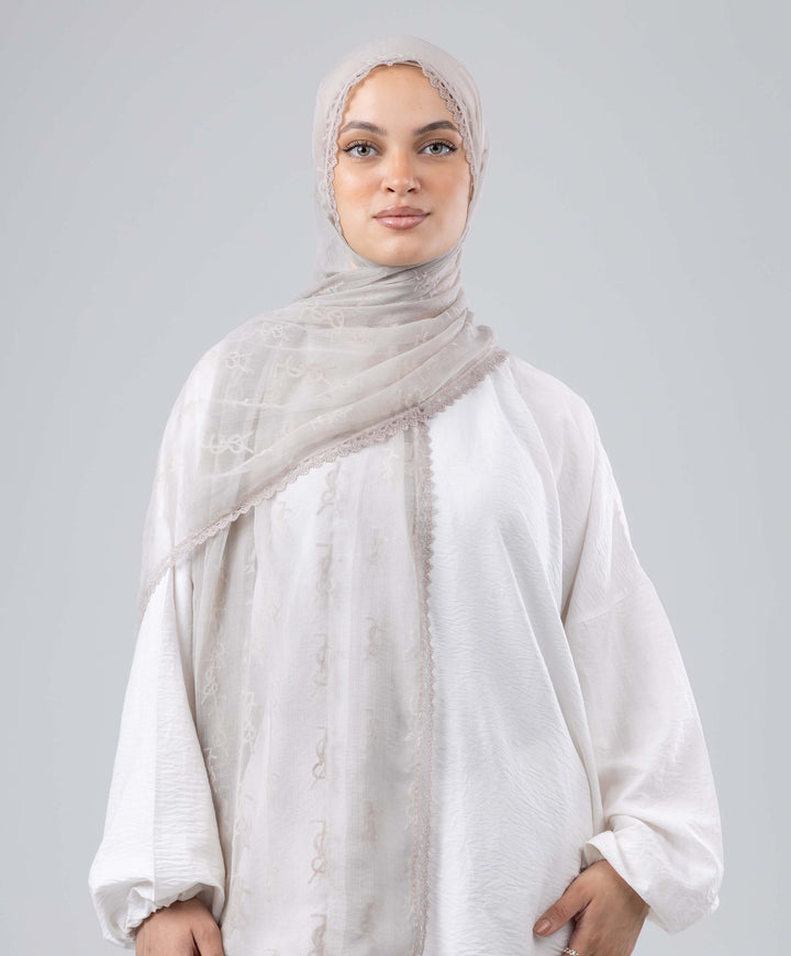 Lace Luxe Crinkle Scarf