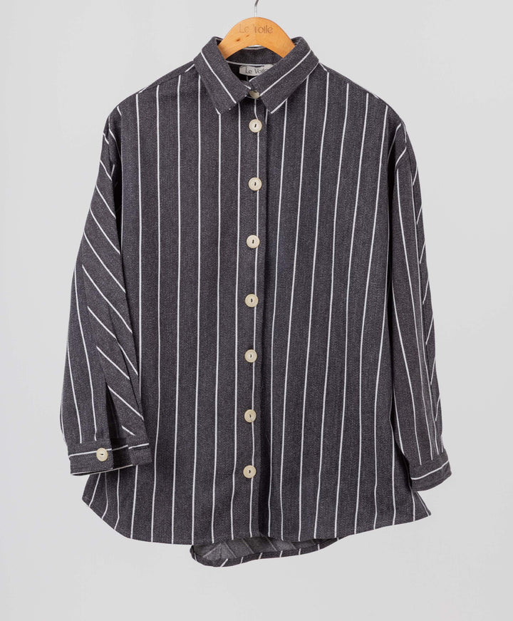 Stripe Wool Shirt